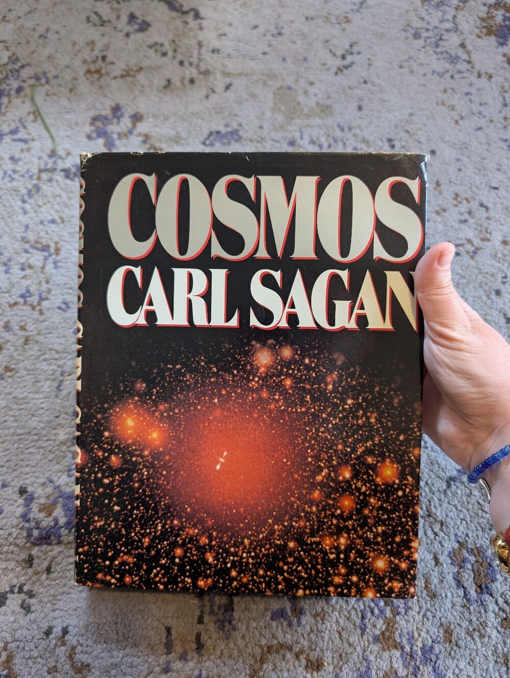 Cosmos Carl Sagan Hardcover with Dust Jacket First Edition 1980 PBS Miniseries